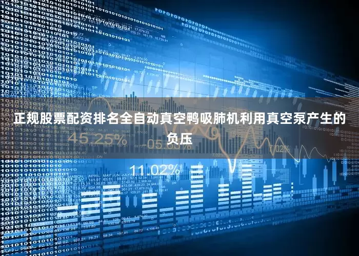 正规股票配资排名全自动真空鸭吸肺机利用真空泵产生的负压
