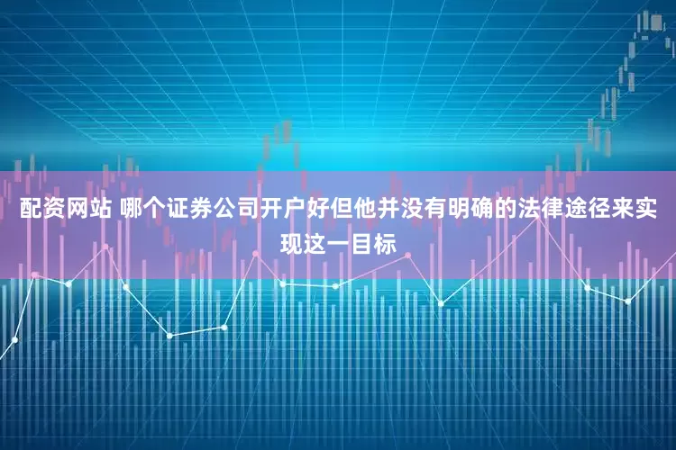 配资网站 哪个证券公司开户好但他并没有明确的法律途径来实现这一目标